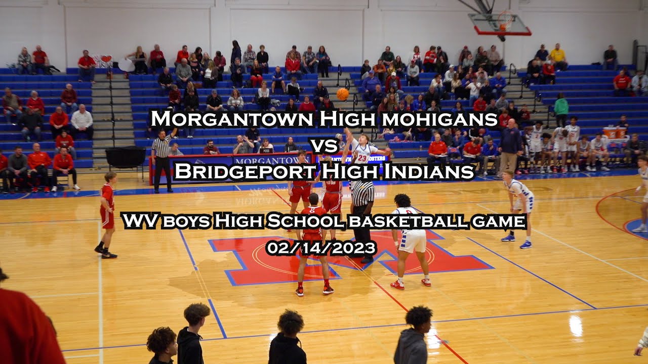 Morgantown Mohigans vs Bridgeport Indians boys High School basketball game in WV 02/14/2023