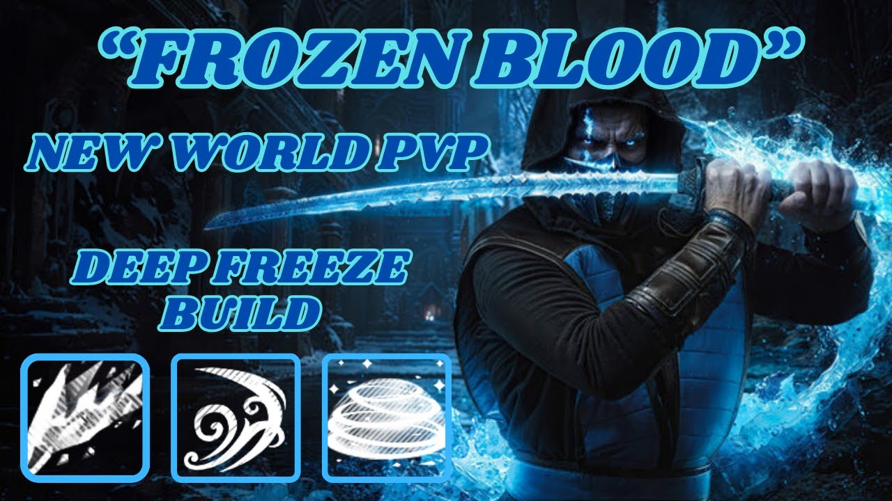 NEW WORLD ICE GAUNTLET/RAPIER PVP BUILD! THE BURST DAMAGE IS WILD