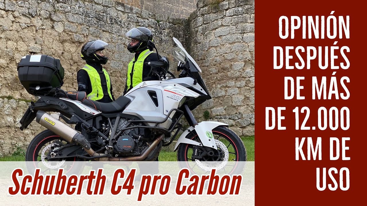 Schuberth C4 pro Carbon, Opinión después de más de 12.000km de uso con este casco de moto modular