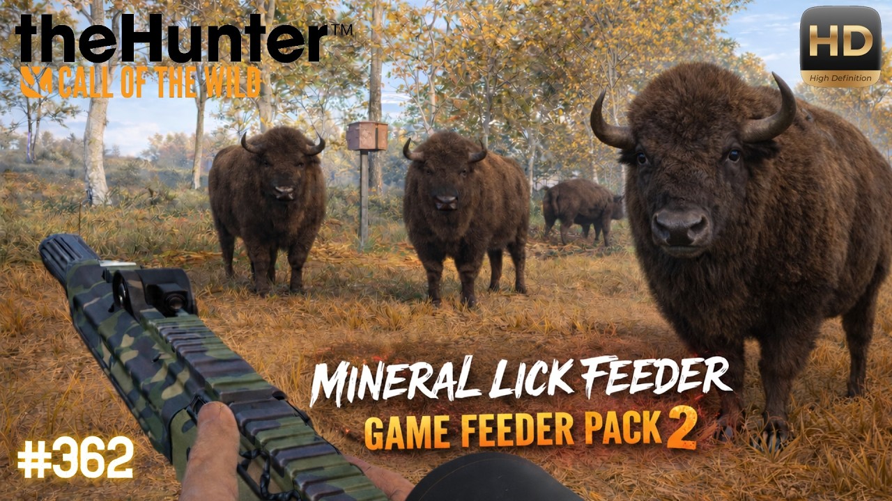 THEHUNTER CALL OF THE WILD #362 ON TEST LE MINERAL LICK FEEDER - GAME FEEDER PACK 2 - JEU 2026