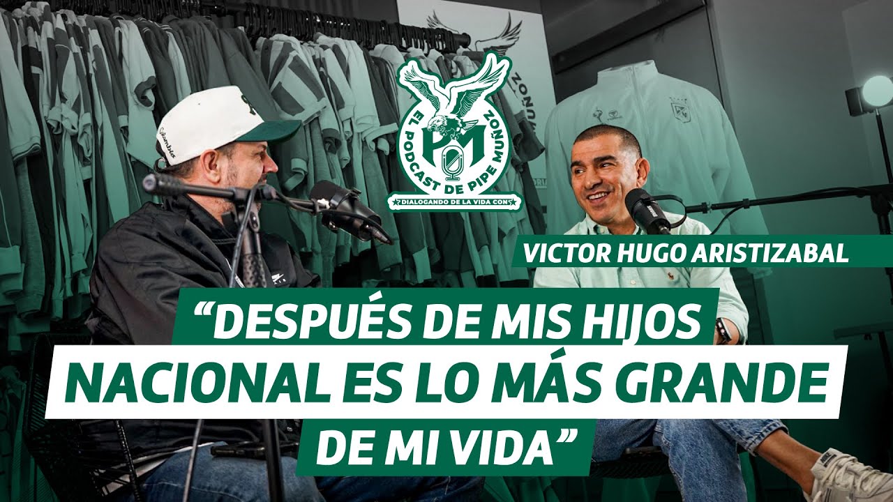 Dialogando de la vida con Víctor Aristizábal, uno de los máximos ídolos de Atlético Nacional.
