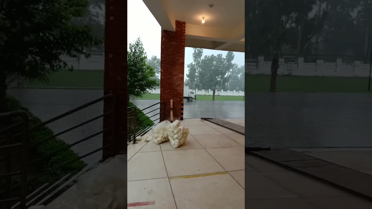 Heavy Rain in Sialkot #sialkot #rain