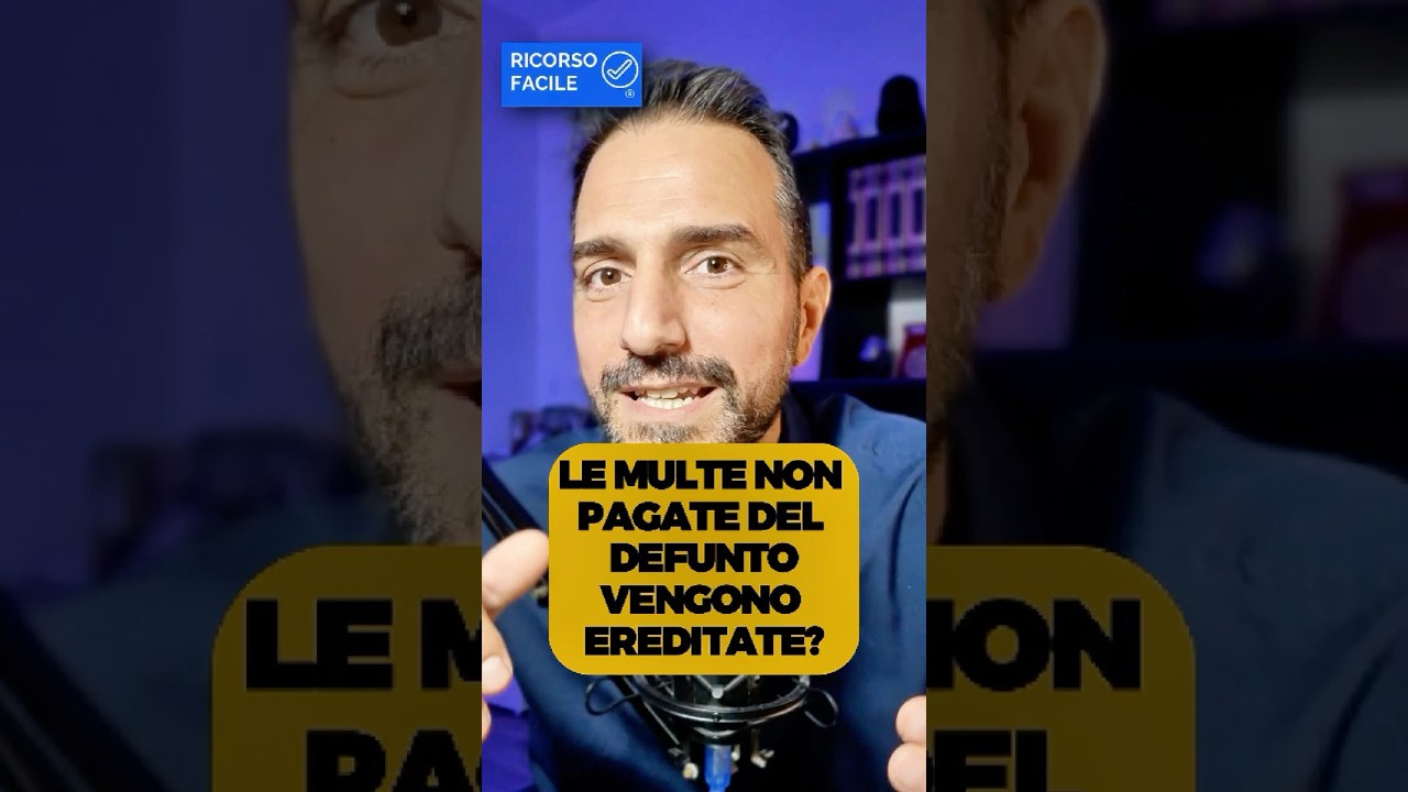 Le multe del defunto si trasmettono agli eredi?