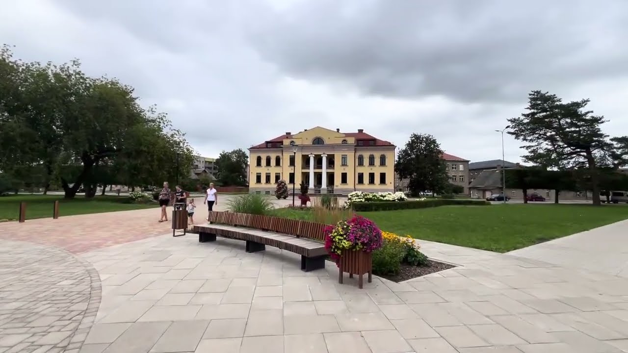 🇪🇪 | Long walk in Valga | Summer | 4K Video