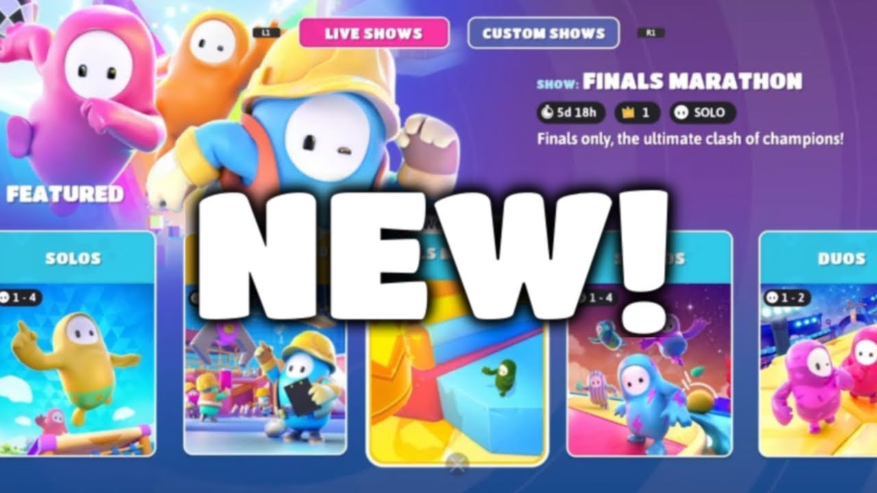 *NEW* FALL GUYS SEASON 4 UI DESIGN!
