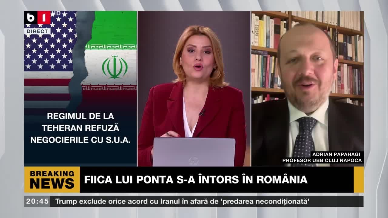AVEA SAU NU FIICA LUI PONTA PAȘAPORT DIPLOMATIC? DETALII, ADRIAN PAPAHAGI. Știri B1TV_6 martie 2026