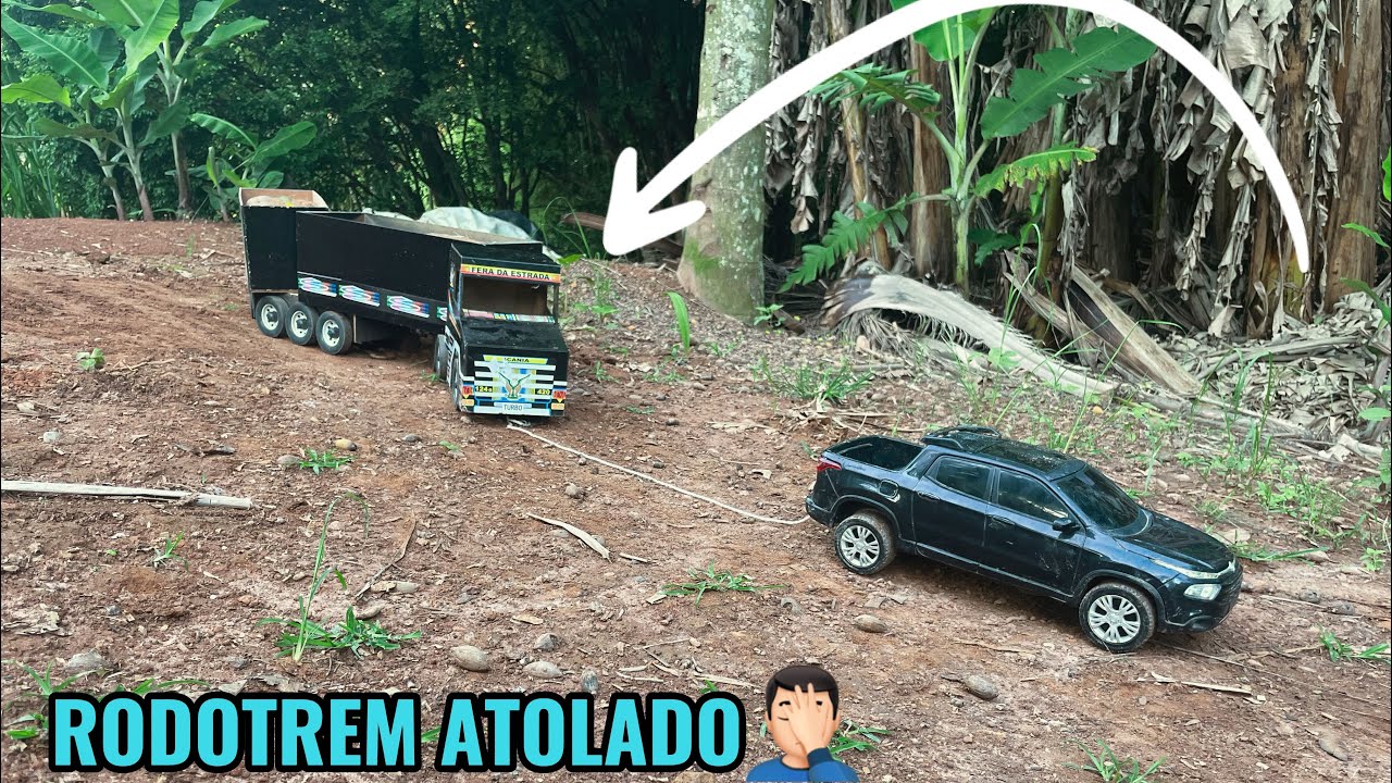 COLOQUEI A TORO PRA PUXAR O BITREM ATOLADO🚜