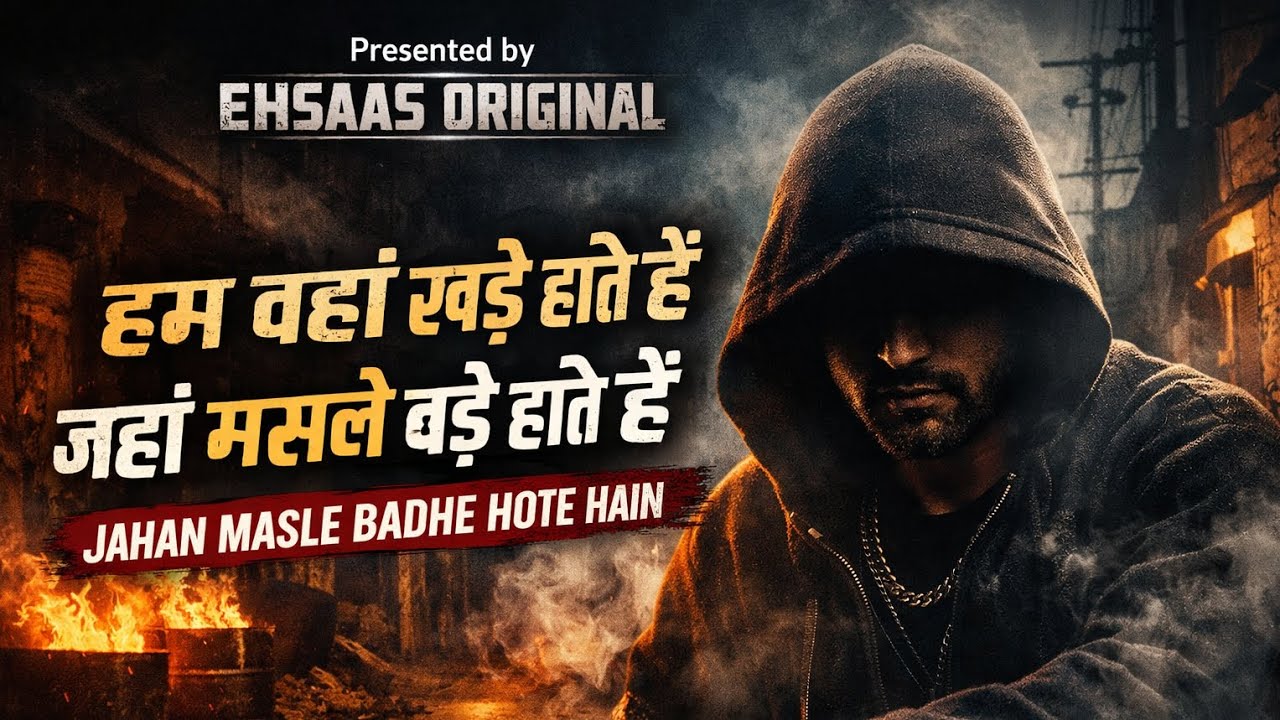 Hum Wahan Khade Hote Hain | Jahan Masle Bade Hote Hain | Hindi Attitude Rap 🔥