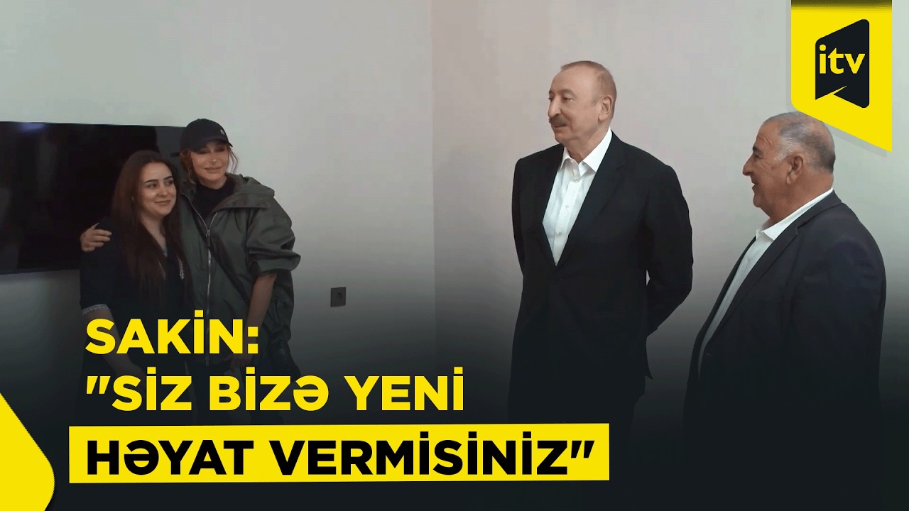 Prezident İlham Əliyev Xocavənd kənd sakininin evində olub