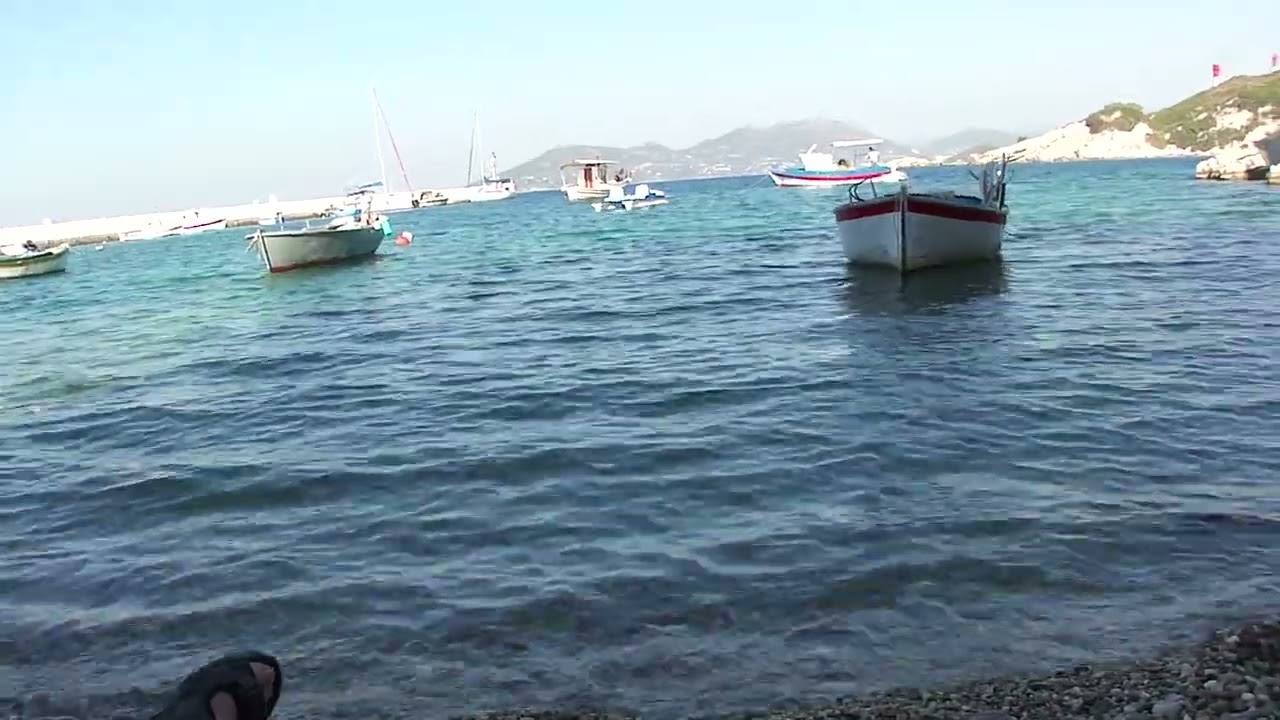 The little harbour in Kokkari Samos