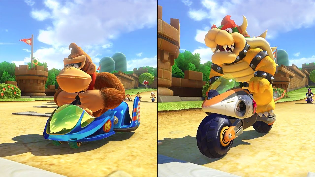 Mario Kart 8 Deluxe - Lighting Cup 200cc (2 Players)
