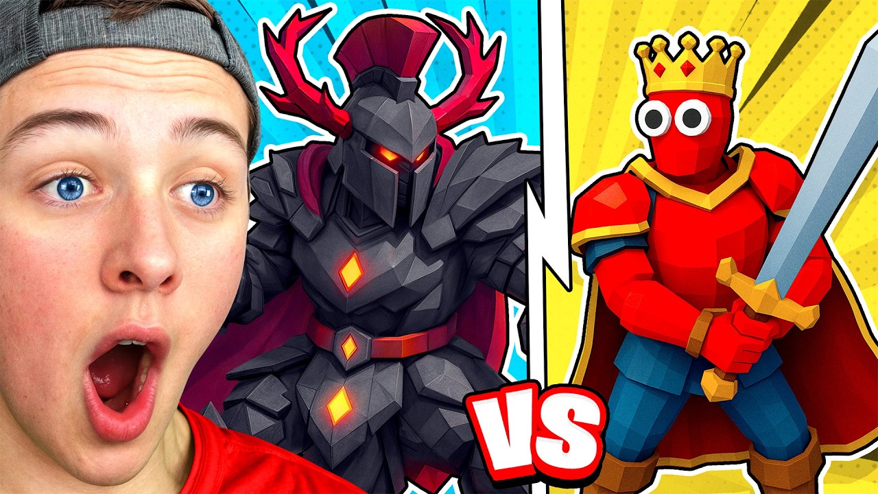 DARK GOLEM vs GODS In TABS