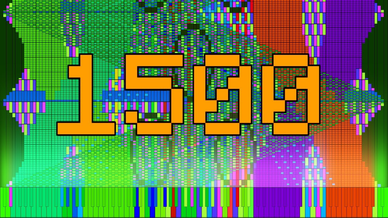 【黒MIDI】はげしこの夜 1,500,000 Notes