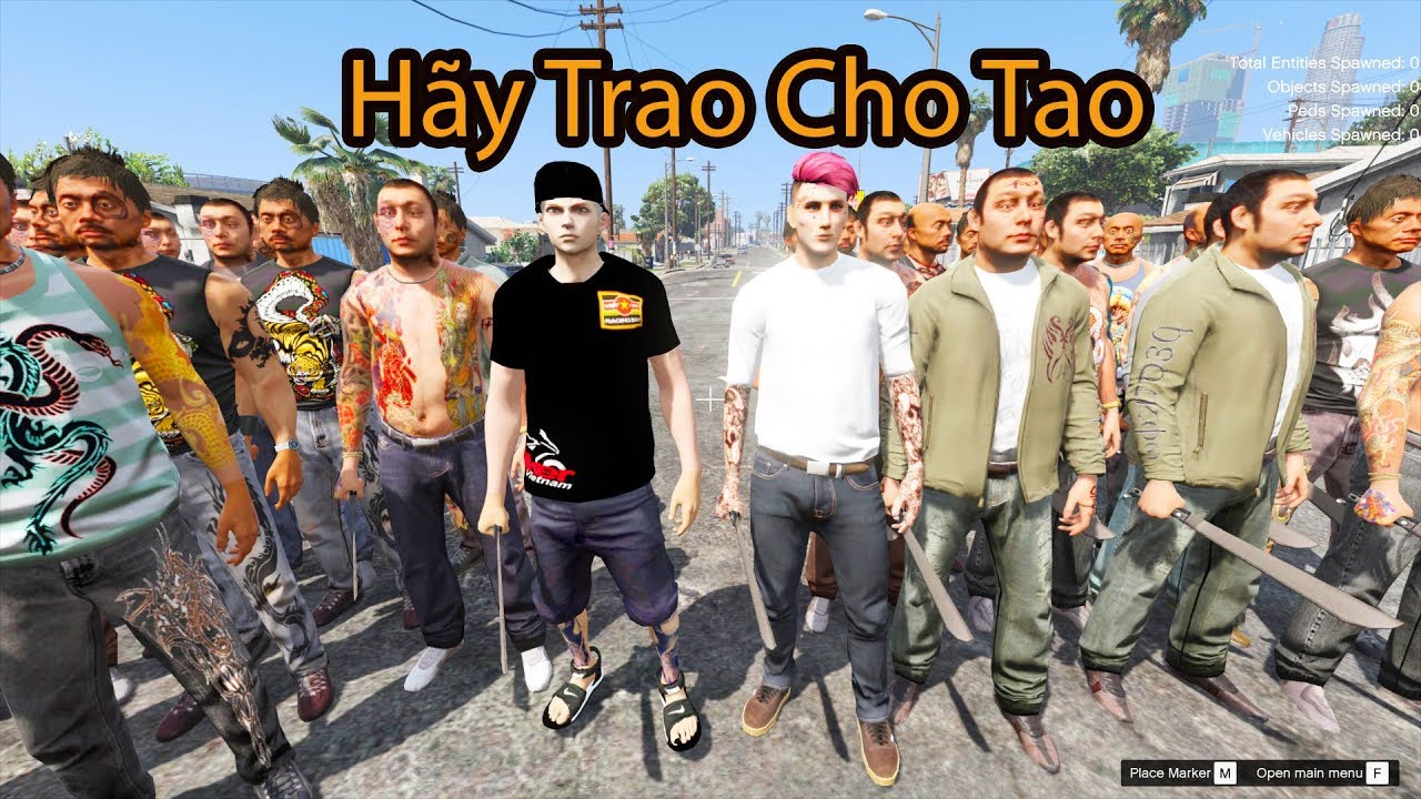 GTA 5 Mod - Vi C&aacute; Đụng Độ Kh&ocirc; Mực H&atilde;y Trao Cho Tao Chợ C&aacute;