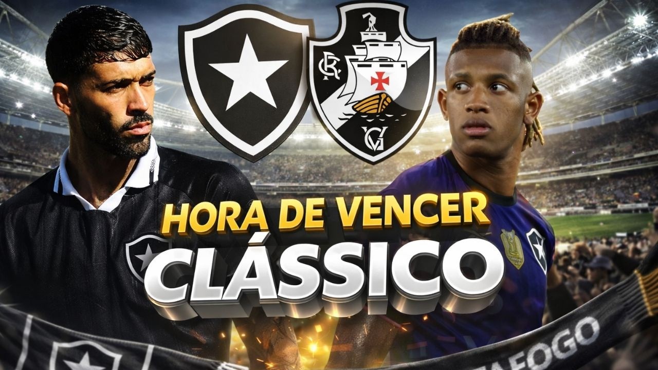 🚨HORA DE VENCER UM CL&Aacute;SSICO EM 2026 | BOTAFOGO X VASCO | TUDO SOBRE O JOGO | SAIBA ONDE ASSISTIR