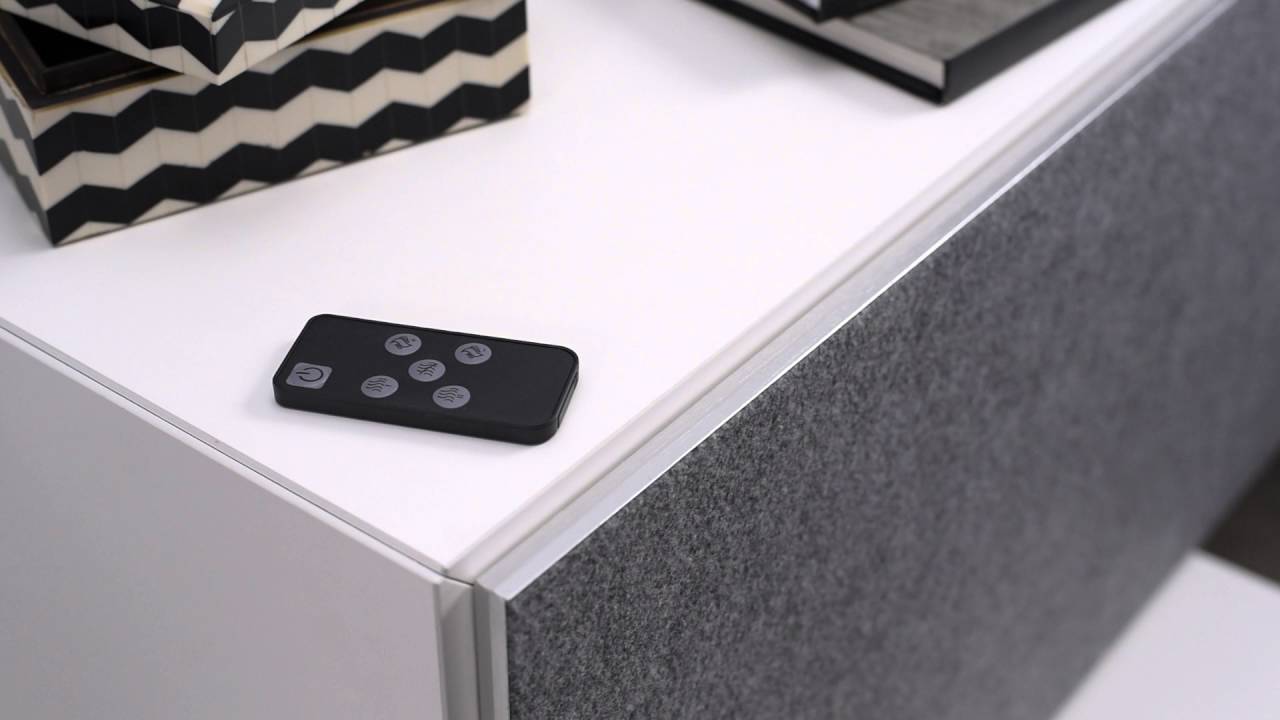 Focal Point Fires - Ebony LED Remote Control Wall Hung Electric Fire