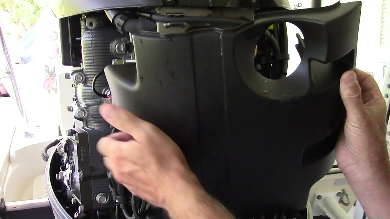 Как заменить свечи зажигания на 4-тактном подвесном моторе Yamaha 2016 года выпуска весом 115 фунтов