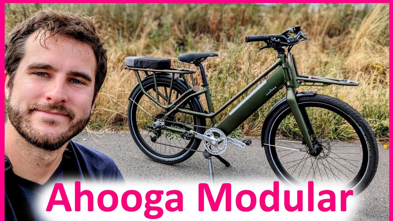 Ahooga Modular - Le vélo électrique polyvalent (cargo , courses , vélo-taf, ville ...)