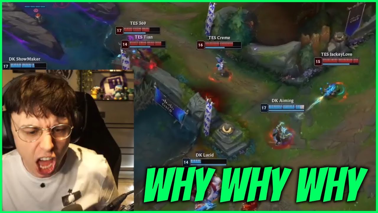 Caedrel Reacts To Aiming Getting Too Cocky & DK Throwing The Game