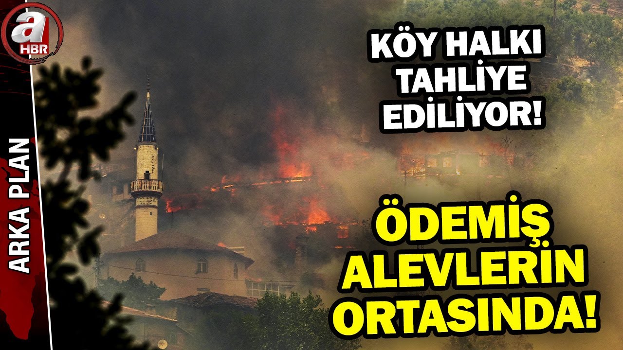 Ödemiş'te şu an: Yangın büyüyor! Köy halkı tahliye ediliyor! | A Haber