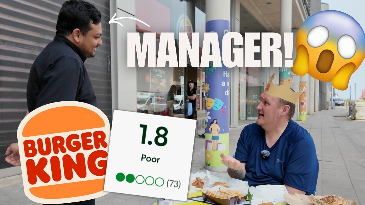 I Review Burger King! I Disagreed With The Manager!