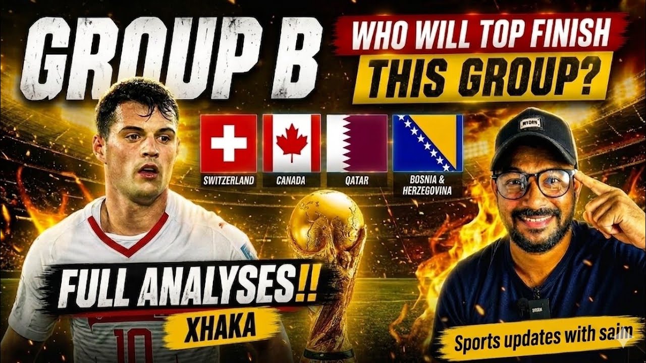 WHO Will TOP Group B? 👀 FIFA World Cup 2026 Full Analysis ⚽🔥