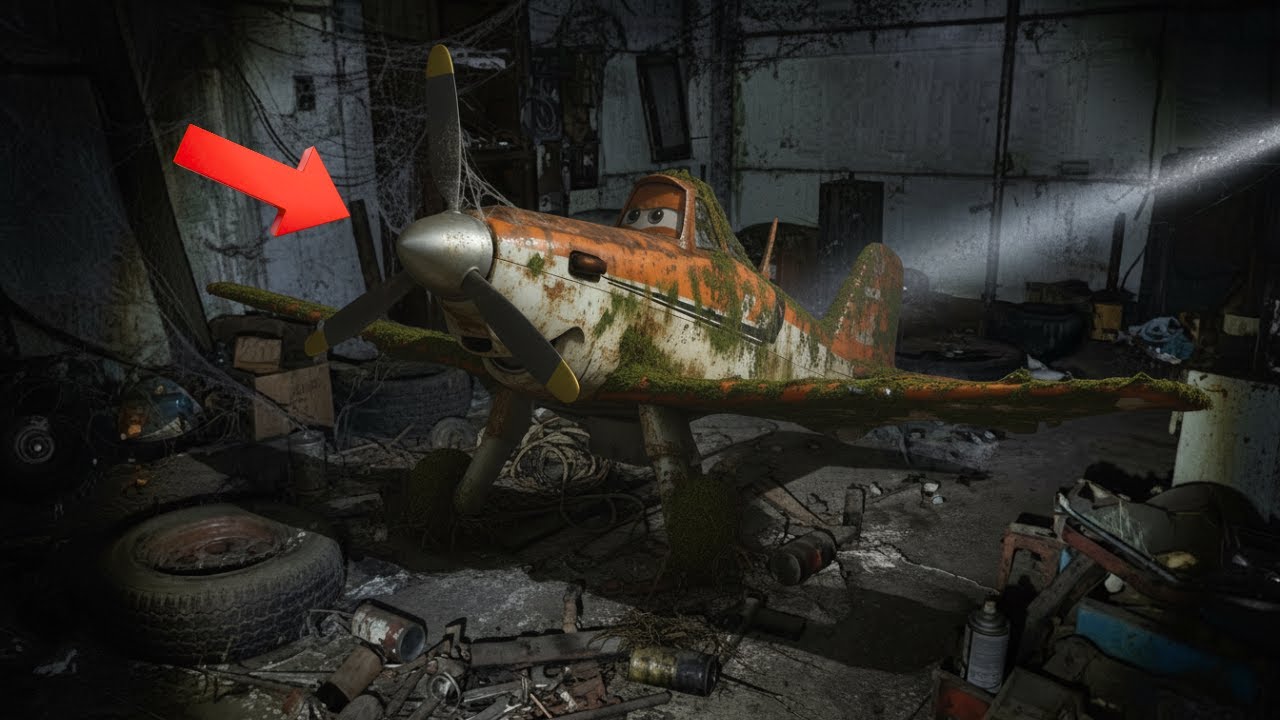 I found the real Dusty Crophopper in an abandoned hangar...