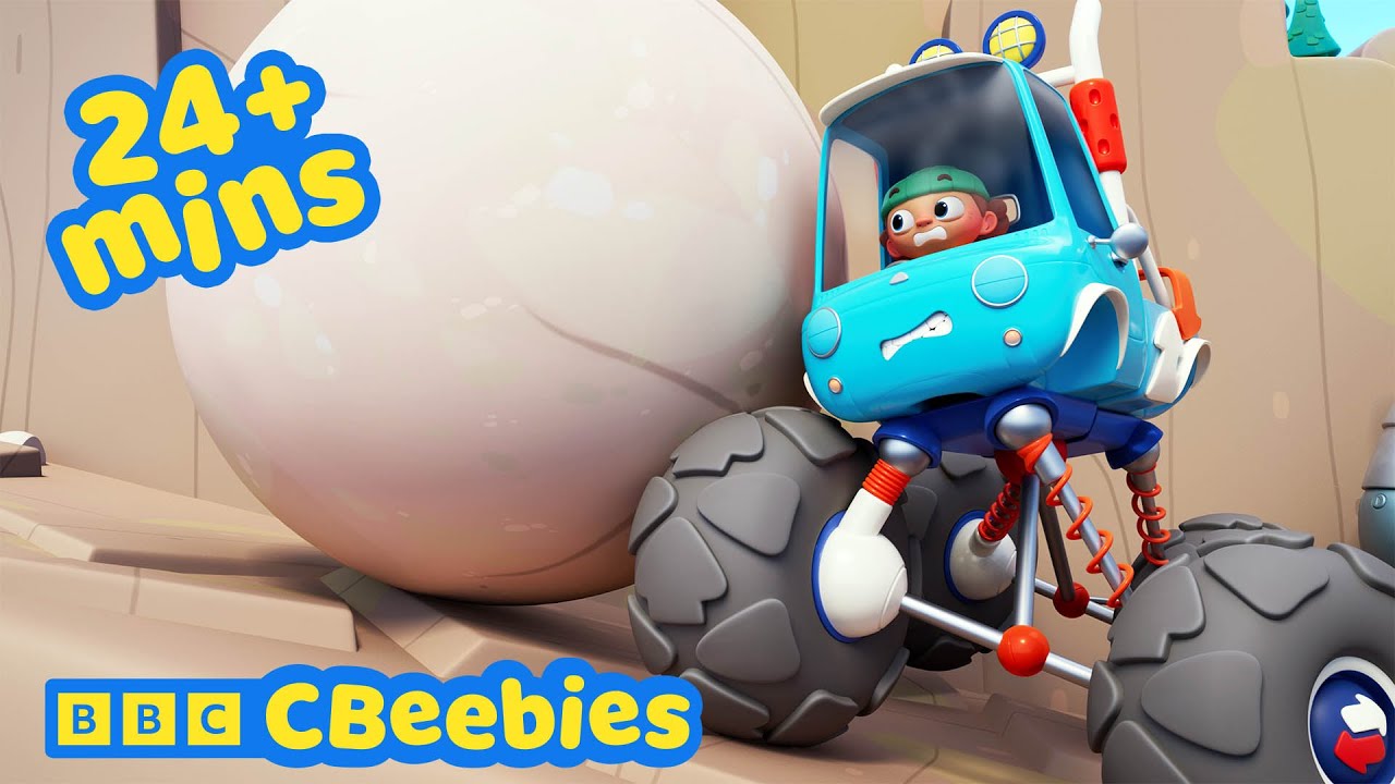 24 Mins of Action with Mojo! | Mojo Swoptops 🚗✨ | CBeebies