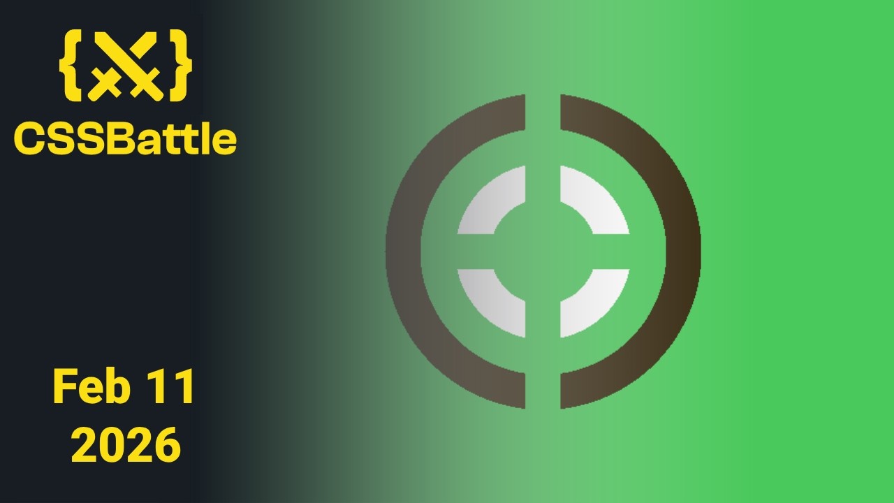 CSSBattle Daily Challenge February 11 2026