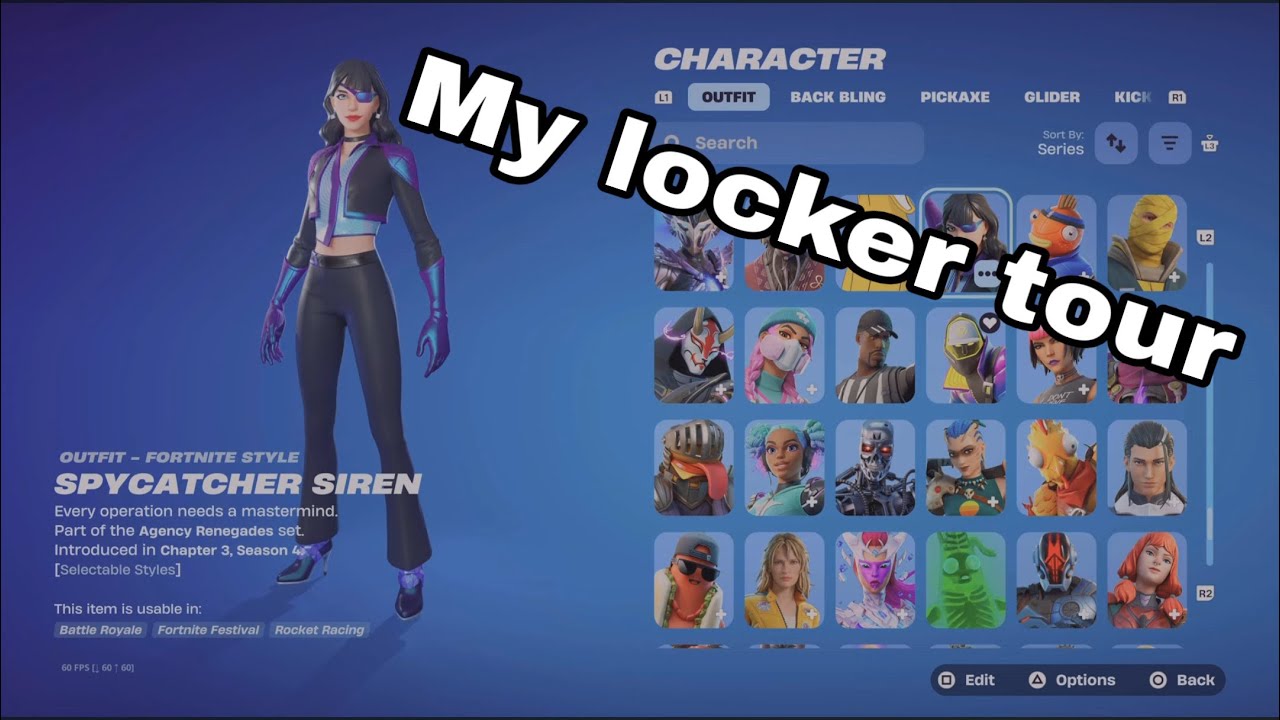 My first locker tour. (Before Christmas)