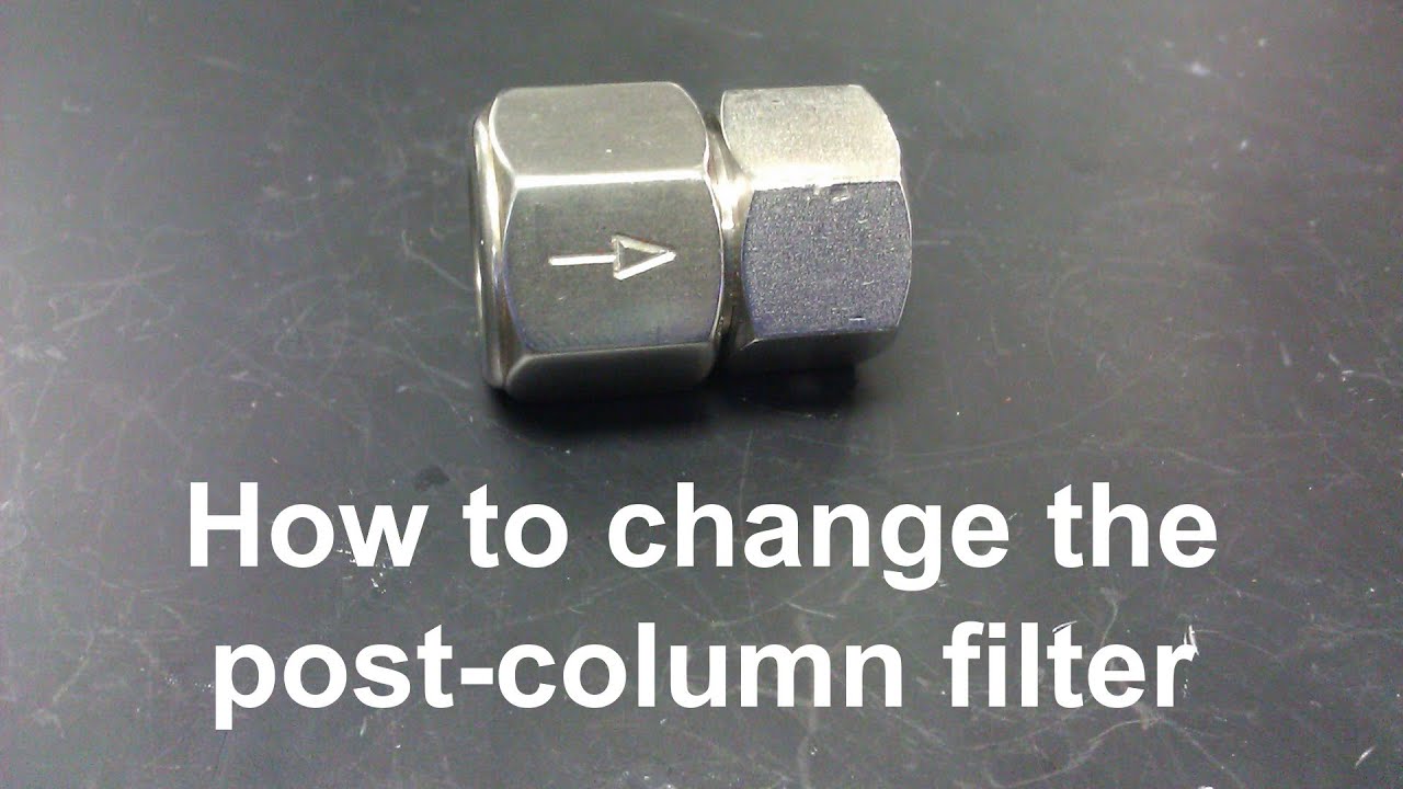 How to change the post-column filter in your GPC/SEC system
