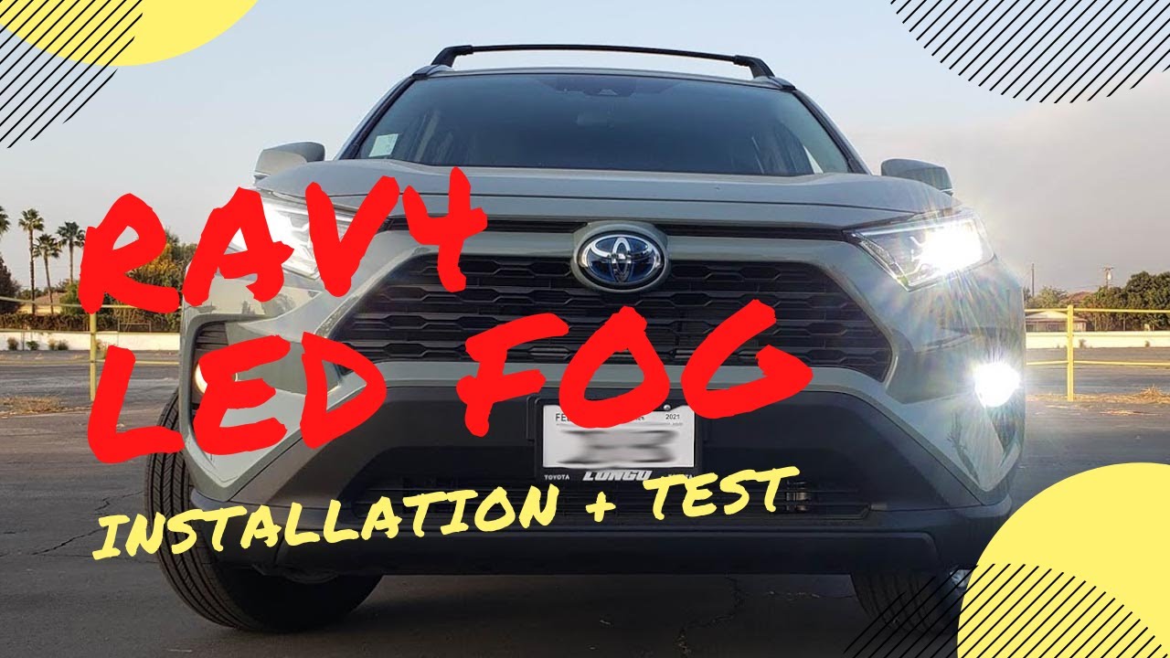 Super Bright Foglight LED Bulb Installation on Toyota RAV4 2019 2000 2021