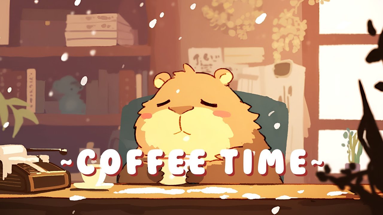 [1 Hour] Capybara Lofi Zone | Peaceful Music for Your Soul 🦫 🎮 ☕ | Continuous Mix