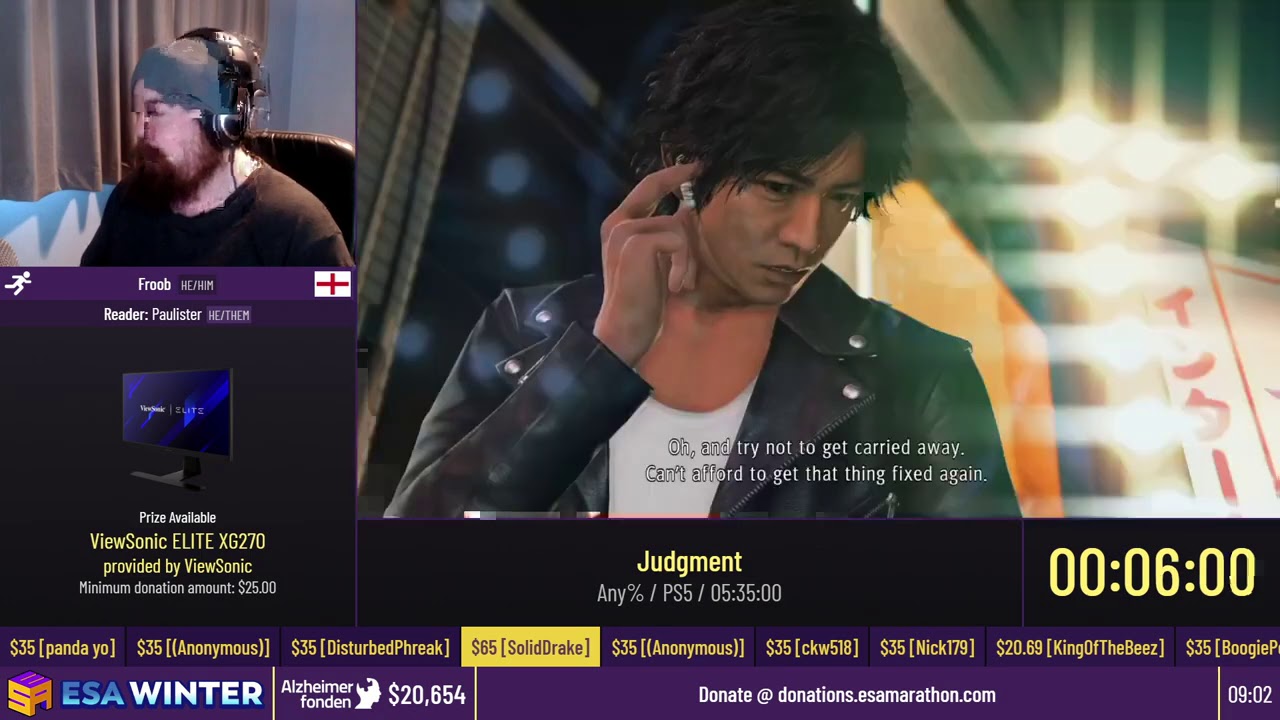 Judgment [Any%] by Froob - #ESAWinter21