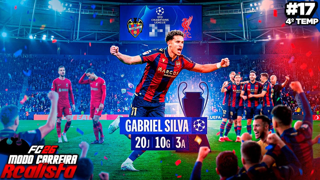 NASCE UMA ESTRELA NA CHAMPIONS LEAGUE! - Modo Carreira Realista EA FC26 Parte 17