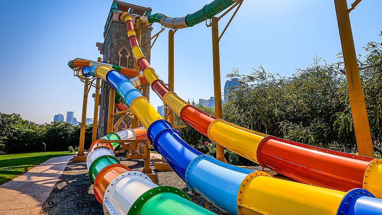 Insane Kamikaze Water Slide at Al Montazah Waterpark