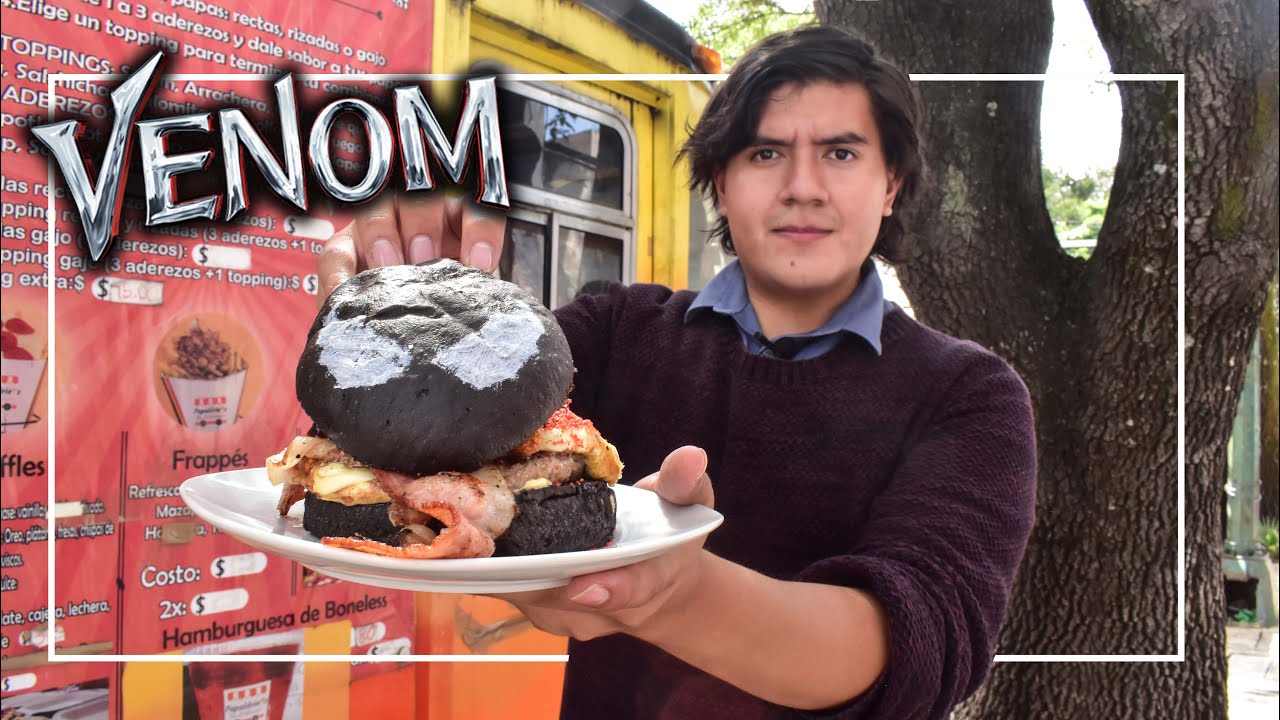 Probé la Famosa Hamburguesa de Spider Man y Venom 🍔🕷 | El tio pixel