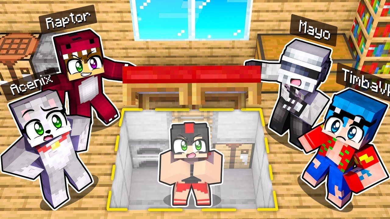 ¿Puedes ENCONTRAR mi BASE SECRETA 100% ILEGAL? Minecraft