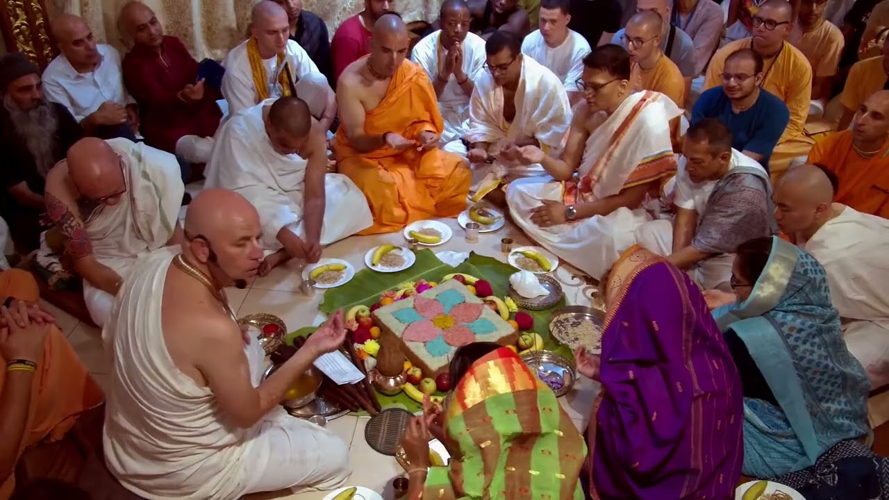 Initiation ceremony, Iskcon Radha Krishna Soho, 19.7.2025