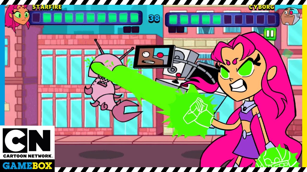 Teen Titan Go GamePlay | TTG Jump Jousts Starfire | Cartoon Network