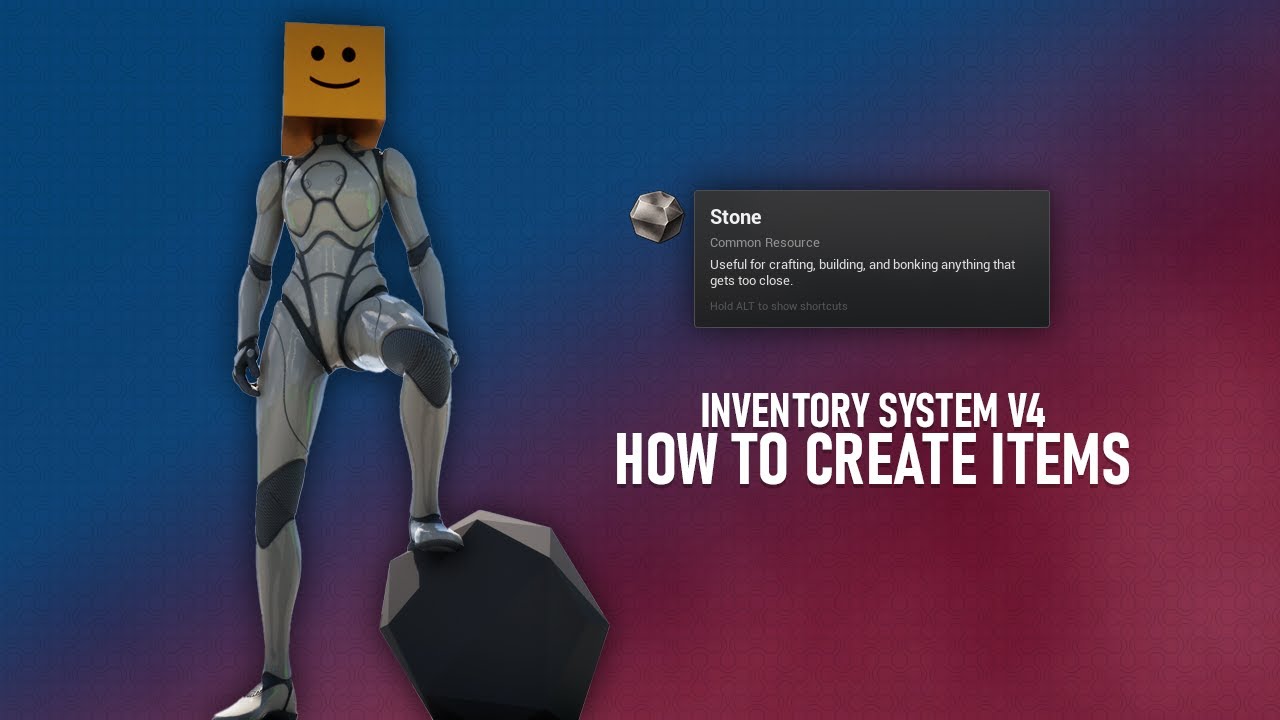 UE5 Inventory System V4 - How to Create Items