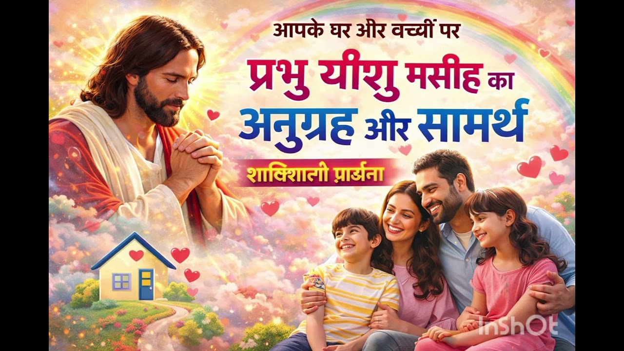 प्रभु यीशु के नाम में हमारे घर और बच्चों पर सामर्थ और अनुग्रह 🙏✝️