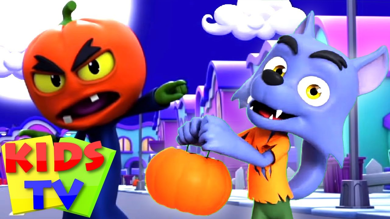 Korkunç balkabağı | Cadılar bayramı tekerlemeleri | Okul öncesi | Kids TV Türkçe | Eğitim videosu