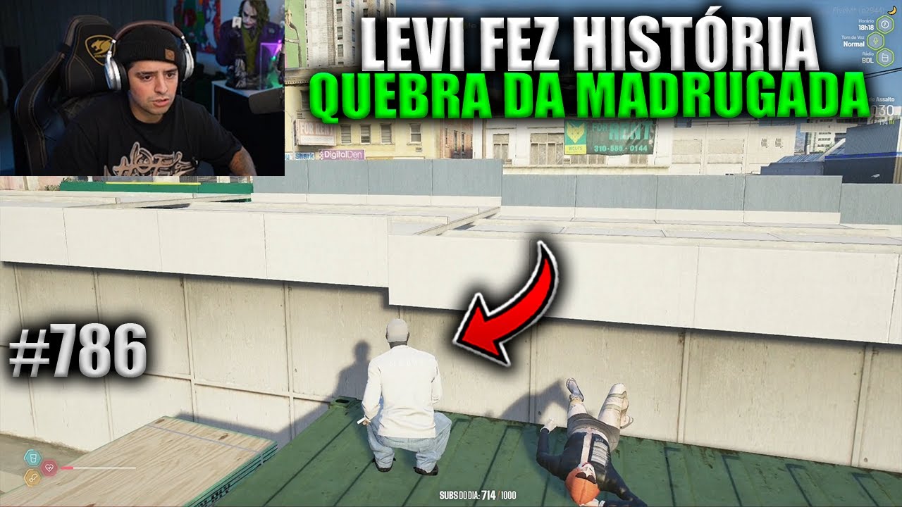 LEVI FAZENDO HISTÓRIA NO QUEBRA DA MADRUGADA! EP 786