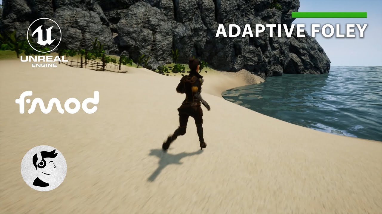 Let's Add Game Sound Ep01 - Adaptive Foley With FMOD and Unreal 4 (footsteps and surface materials)