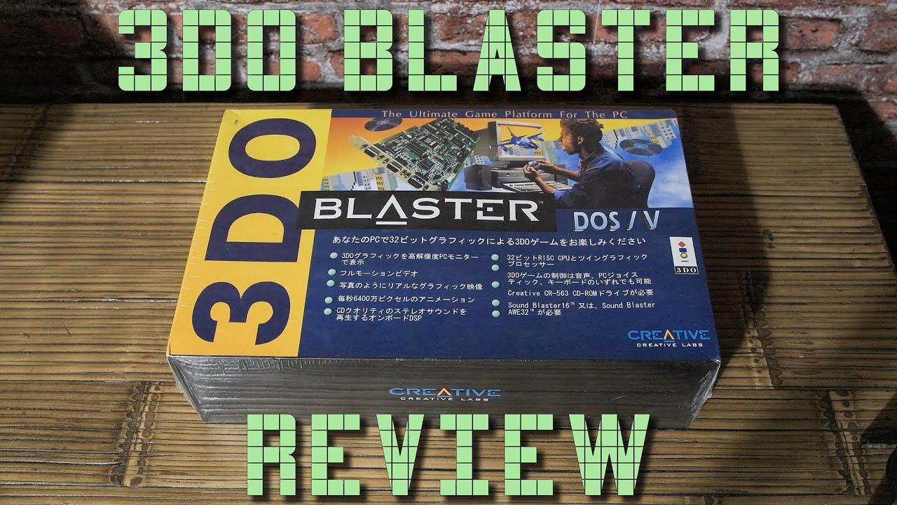 Creative 3DO Blaster (Not the 3D Blaster) Review - Part 2