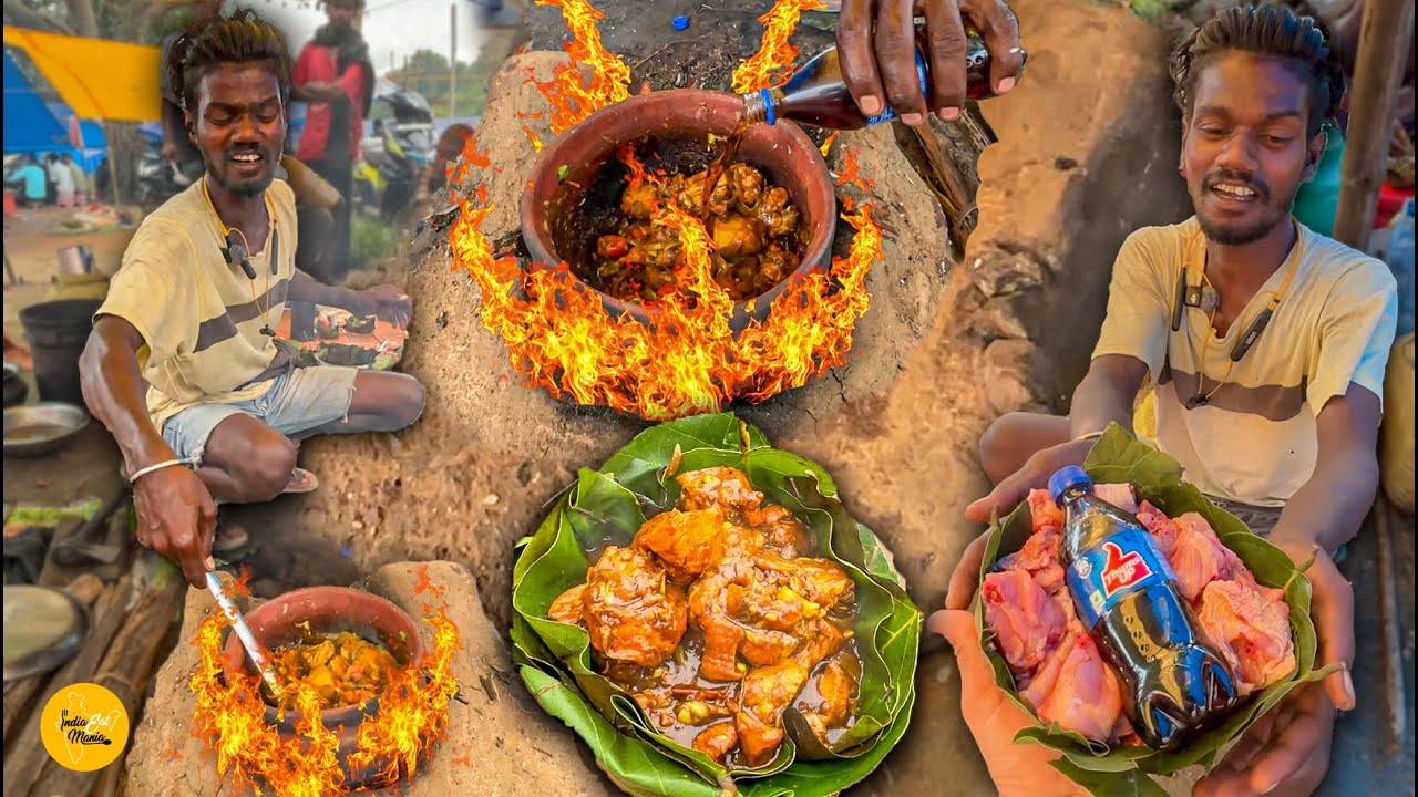 Adivasi Wala Thumsup Handi Chicken In Jharkhand l Ranchi Street Food