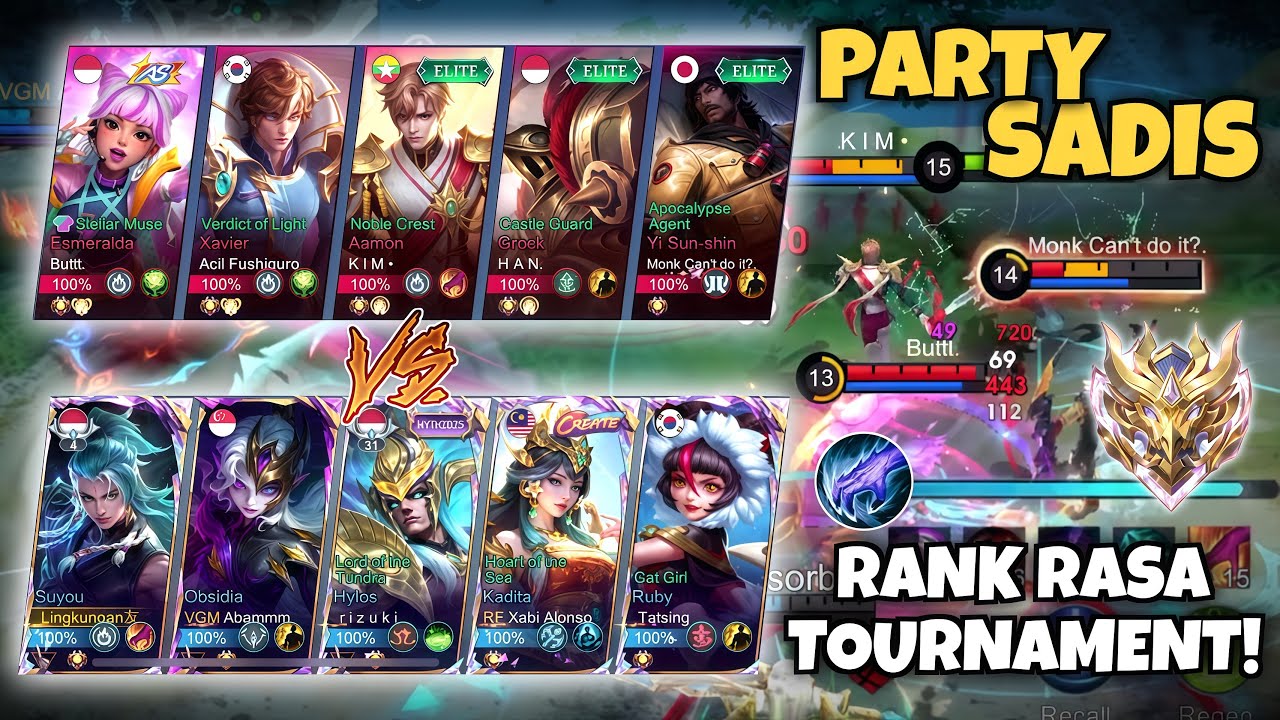ADU KERAS PARTY ANOMALI! TRIPLE KILL DI MENIT 3 + MANIAC, MUSUH SAMPE KEWALAHAN! - MOBILE LEGENDS