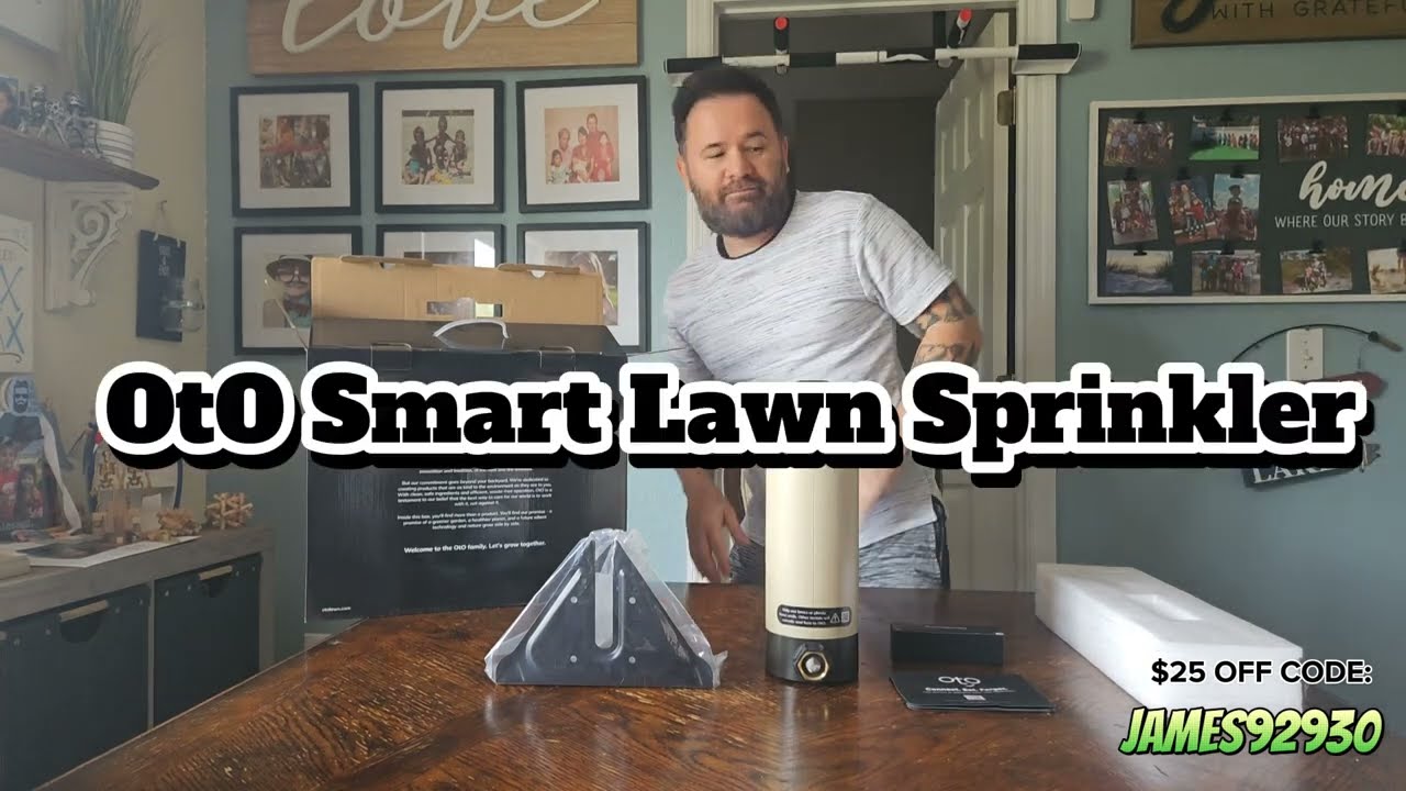 James Gavin - OtO Smart Lawn Sprinkler Unboxing (JAMES92930)
