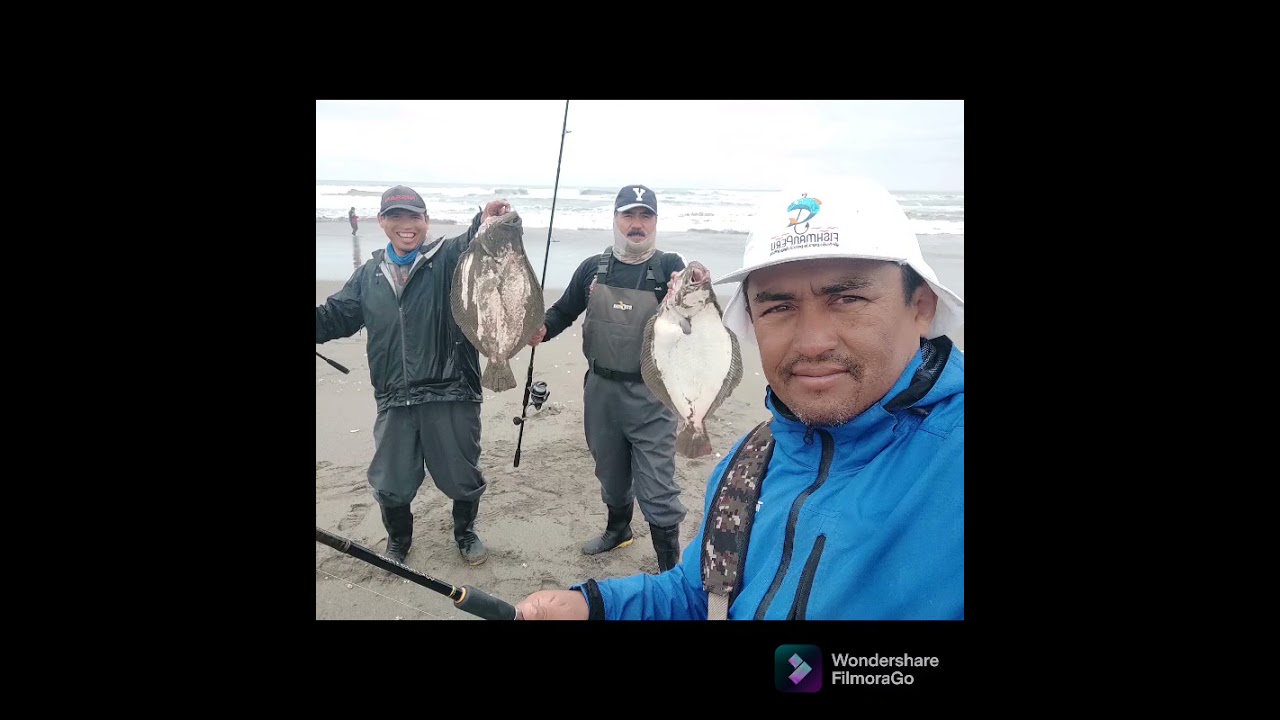 pesca de orilla lenguado  Punta de Bomb&oacute;n